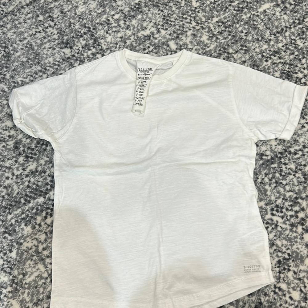 Zara boys white shirt